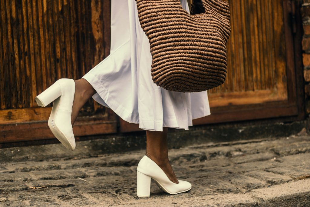 It is a problem to learn how to walk in high heels
